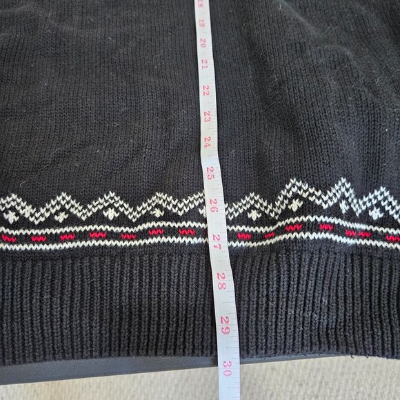 Chaps Mens 1/4 Zip Pullover Sweater Size XXL Nordic Christmas Fair Isle Holiday - Picture 8 of 9